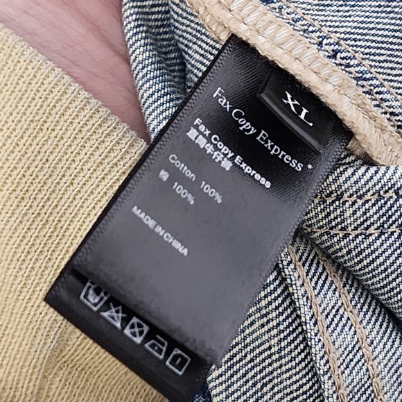 Fax Copy Express Classic Blue Women's Jeans - Picture 6 of 7